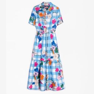 Vilagallo Eveline Dress - Kew Gardens pattern